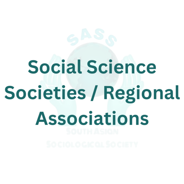 Social Science Societies / Regional Associations